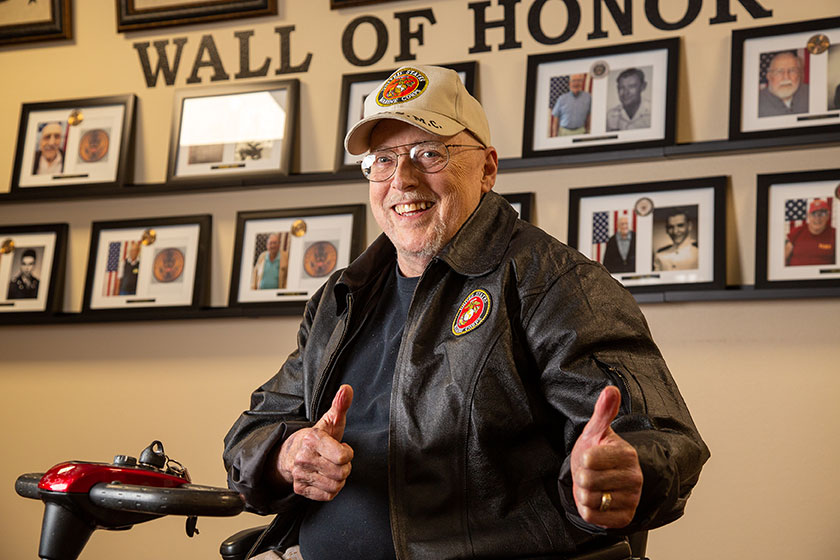 The Wall of Honor at The Woods at Holly Tree